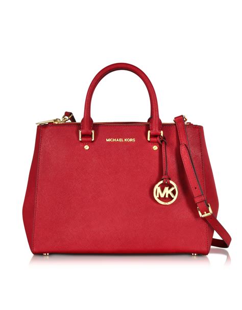 michael kors sutton satchel large|Michael Kors large saffiano satchel.